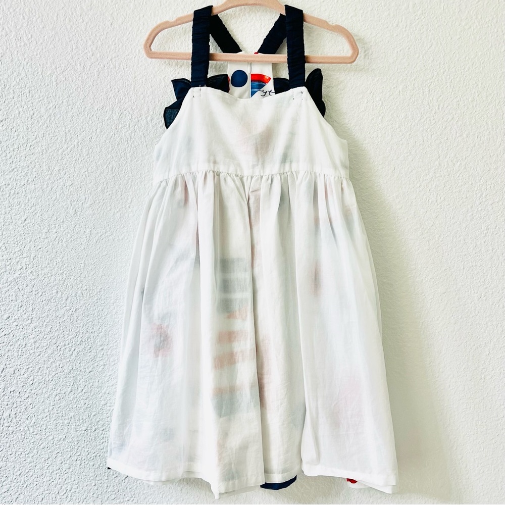♥️3X HP Balloon Chic Racerback Dress Sz 5 Red White Blue Bows Nautical Worn 1X - Picture 7 of 7